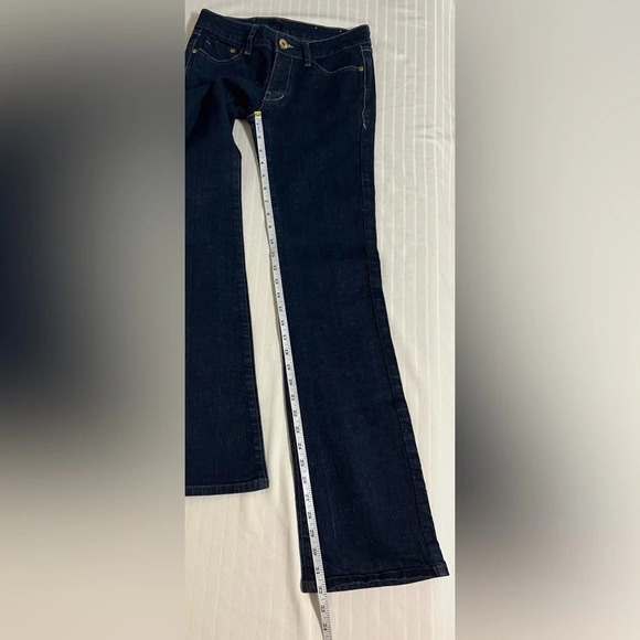 Red by Marc Ecko Denim Blue Jeans. Y2K  Dark Wash Bootcut Sz 3 - Picture 12 of 13